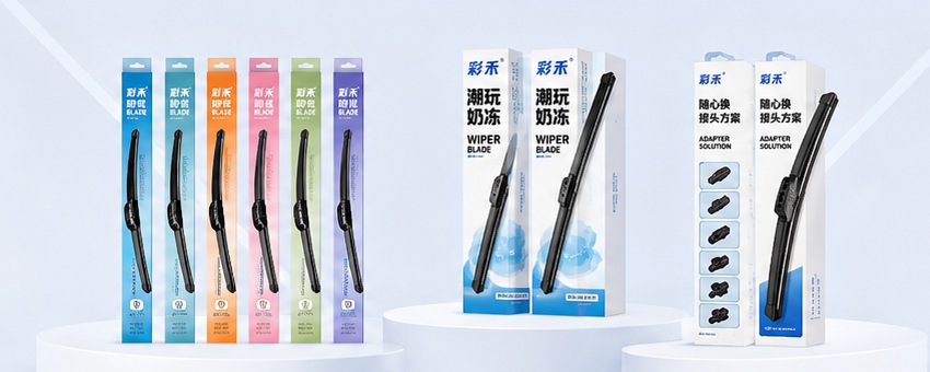 彩禾产品彩盒与雨刮器系列展示